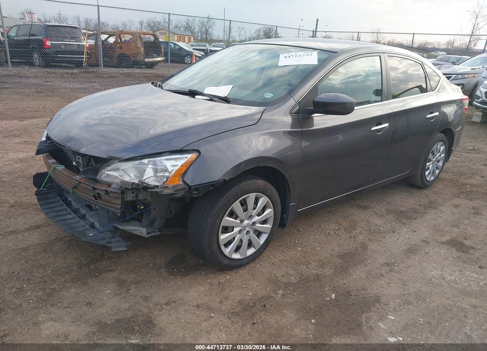 2013 NISSAN SENTRA SV VIN: 3N1AB7AP1DL657663