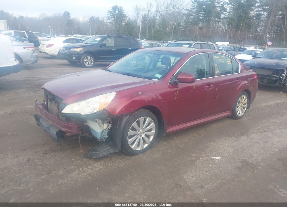 2011 SUBARU LEGACY 2.5I LIMITED VIN: 4S3BMBK62B3227671