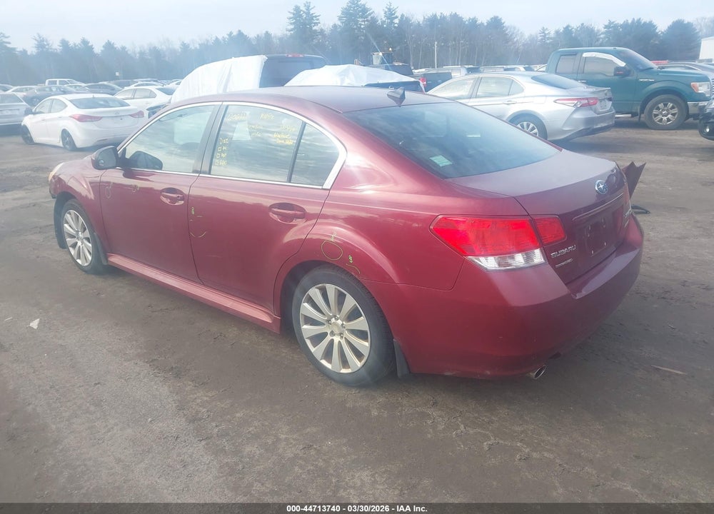 2011 SUBARU LEGACY 2.5I LIMITED VIN: 4S3BMBK62B3227671
