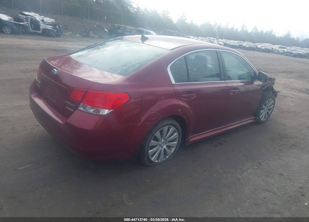 2011 SUBARU LEGACY 2.5I LIMITED VIN: 4S3BMBK62B3227671