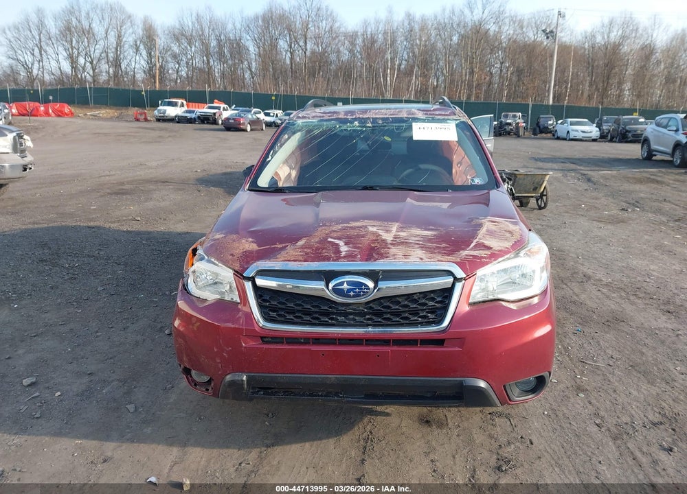 2016 SUBARU FORESTER 2.5I TOURING VIN: JF2SJAXC6GH402324