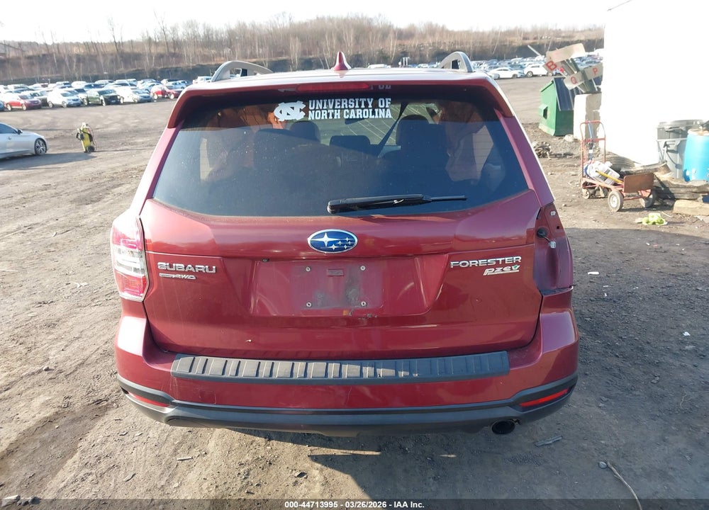 2016 SUBARU FORESTER 2.5I TOURING VIN: JF2SJAXC6GH402324