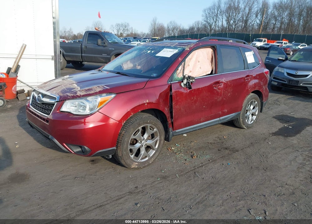2016 SUBARU FORESTER 2.5I TOURING VIN: JF2SJAXC6GH402324