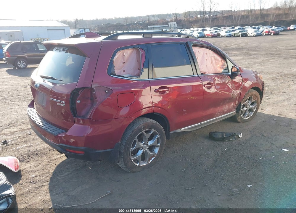 2016 SUBARU FORESTER 2.5I TOURING VIN: JF2SJAXC6GH402324