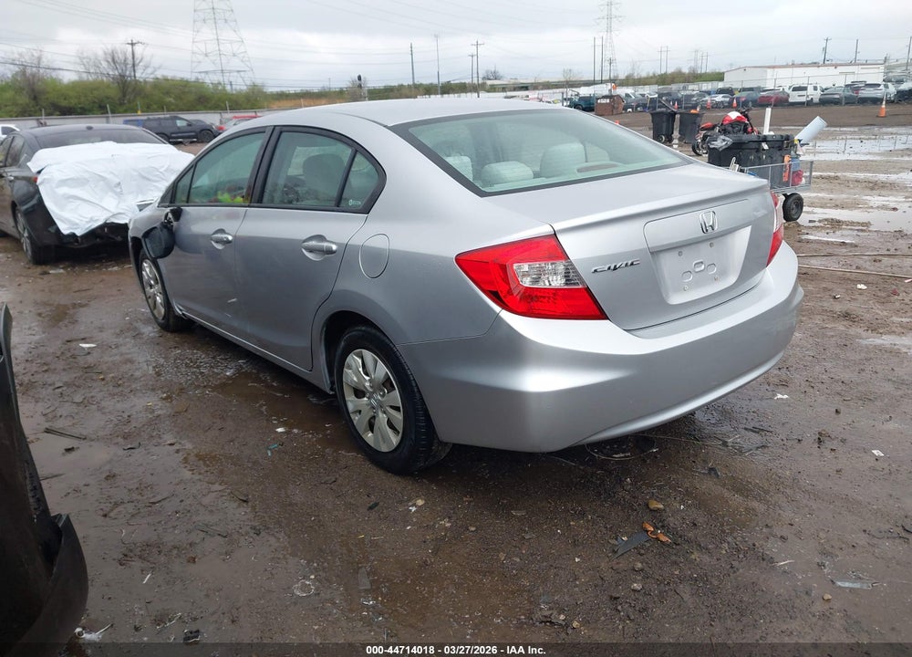 2012 HONDA CIVIC LX VIN: 19XFB2F5XCE099439