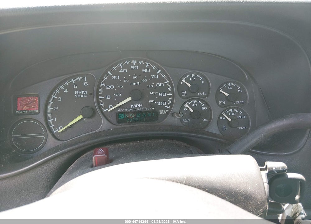2000 CHEVROLET SILVERADO 1500 VIN: 1GCEC14W7YE252165