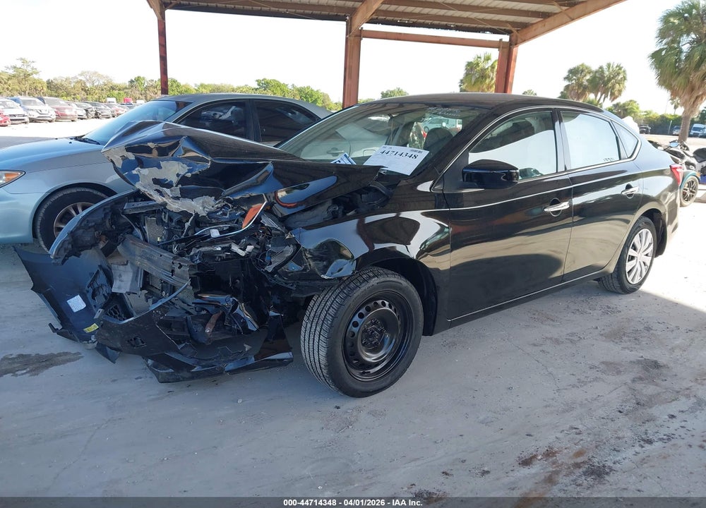 2017 NISSAN SENTRA SV VIN: 3N1AB7AP5HL642590