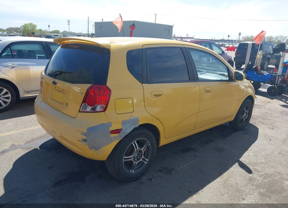 2008 CHEVROLET AVEO 5 LS VIN: KL1TD66668B063496