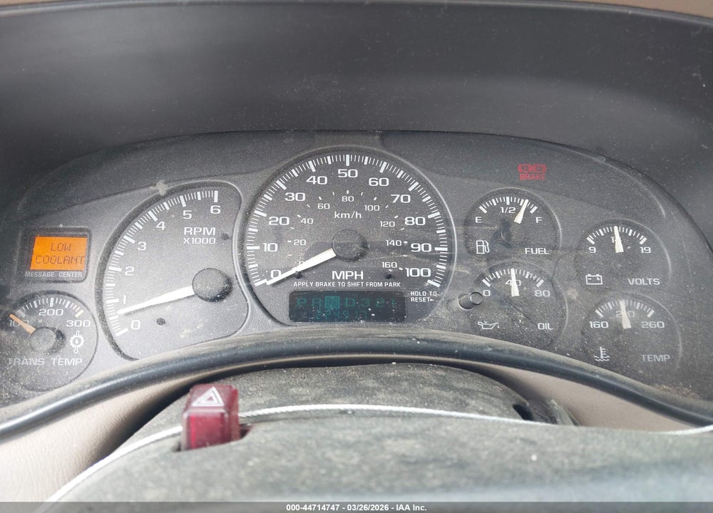 2002 CHEVROLET SILVERADO 1500HD LS VIN: 1GCGK13U72F198234