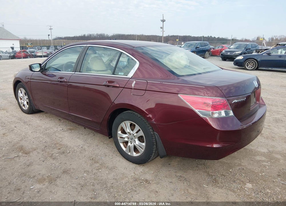 2008 HONDA ACCORD 2.4 LX-P VIN: 1HGCP26478A054451
