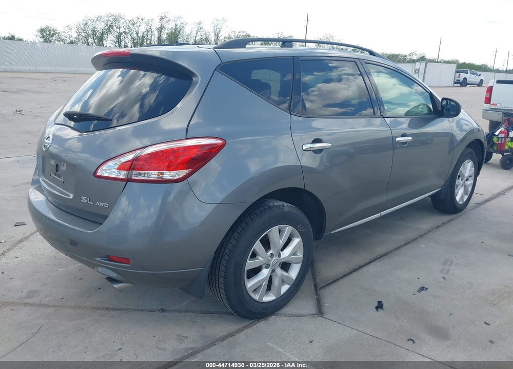2014 NISSAN MURANO SL VIN: JN8AZ1MWXEW510203