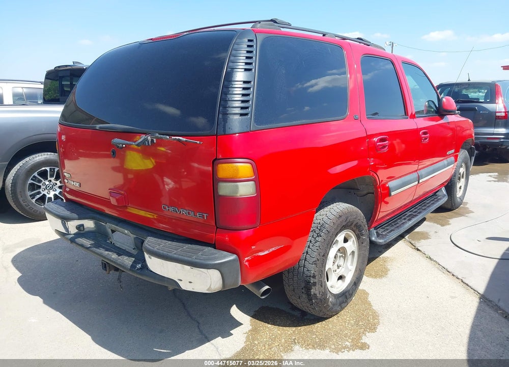2002 CHEVROLET TAHOE LT VIN: 1GNEC13Z82R310321