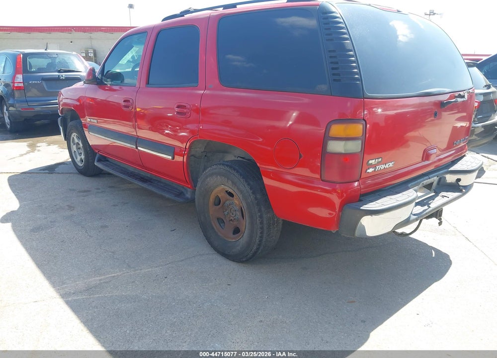 2002 CHEVROLET TAHOE LT VIN: 1GNEC13Z82R310321