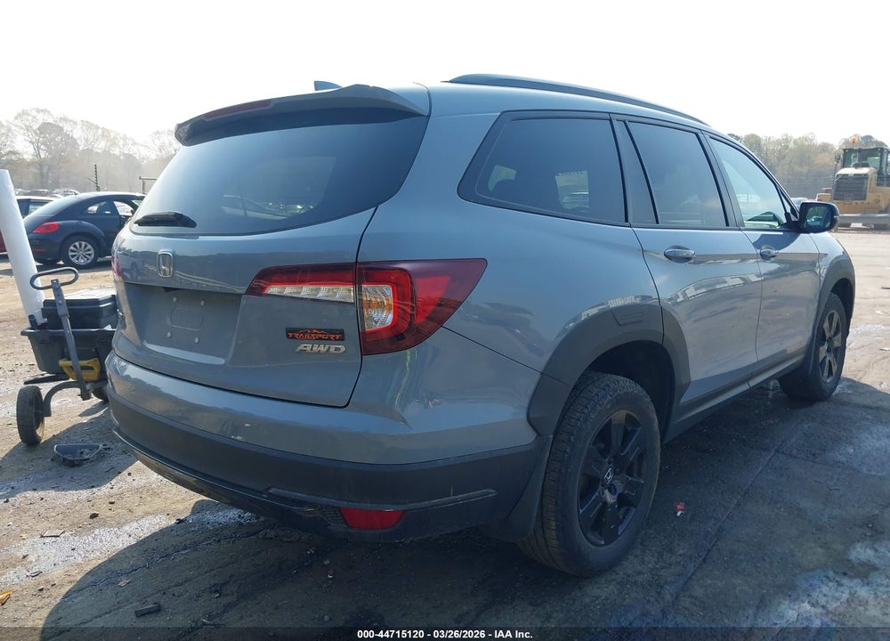 2022 HONDA PILOT AWD TRAILSPORT VIN: 5FNYF6H87NB068125
