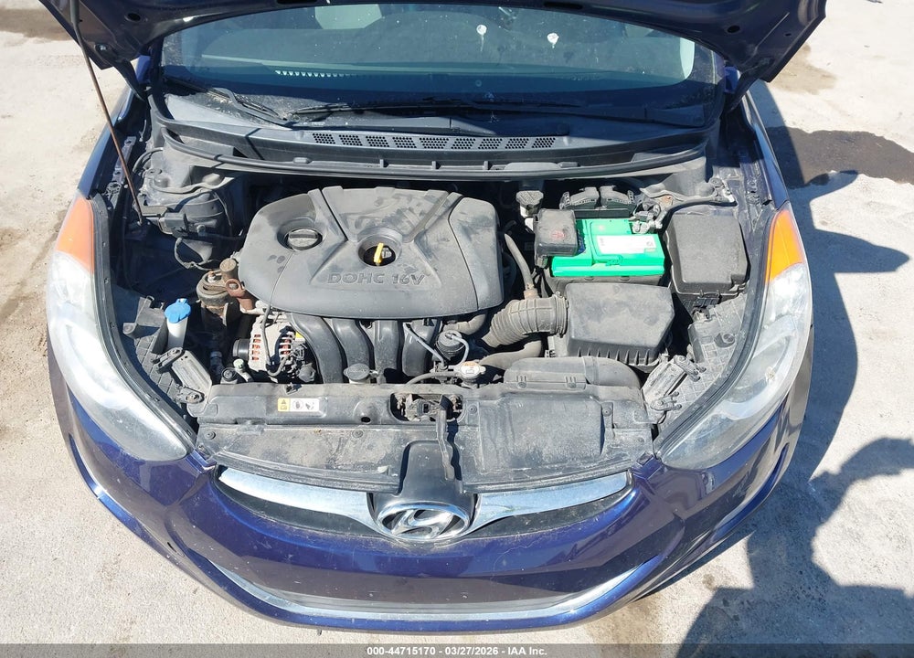 2013 HYUNDAI ELANTRA GLS VIN: 5NPDH4AE9DH243293