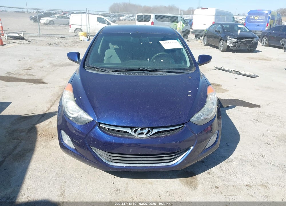 2013 HYUNDAI ELANTRA GLS VIN: 5NPDH4AE9DH243293