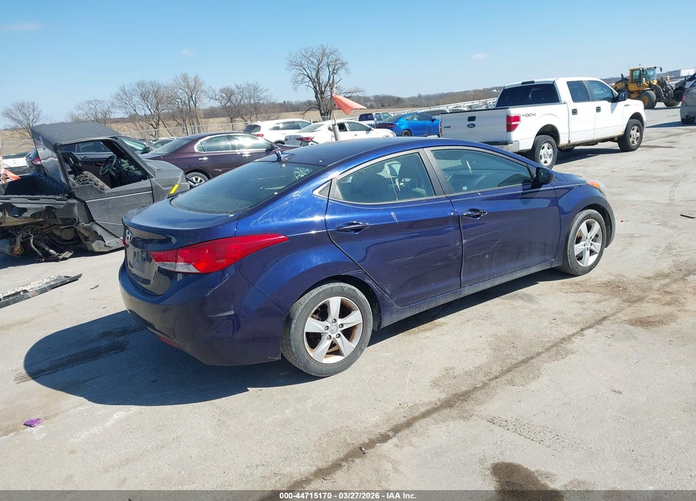 2013 HYUNDAI ELANTRA GLS VIN: 5NPDH4AE9DH243293
