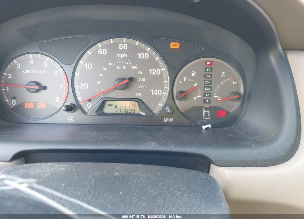2002 HONDA ACCORD 2.3 EX VIN: 1HGCG32552A002554