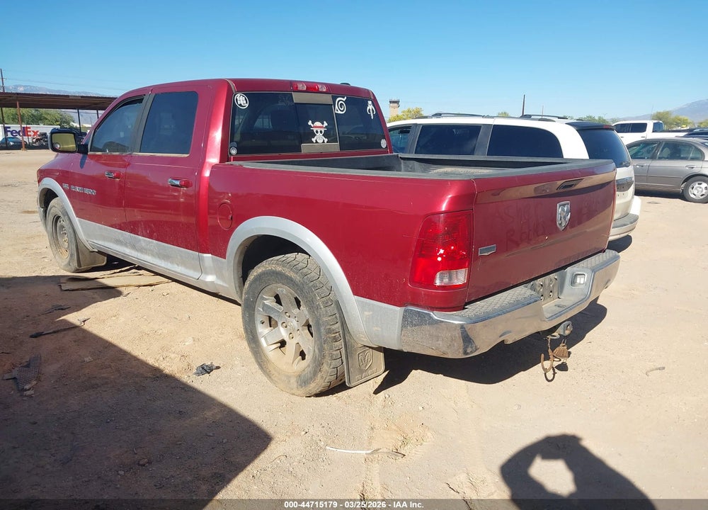2012 RAM 1500 LAIE VIN: 1C6RD6NT8CS109050