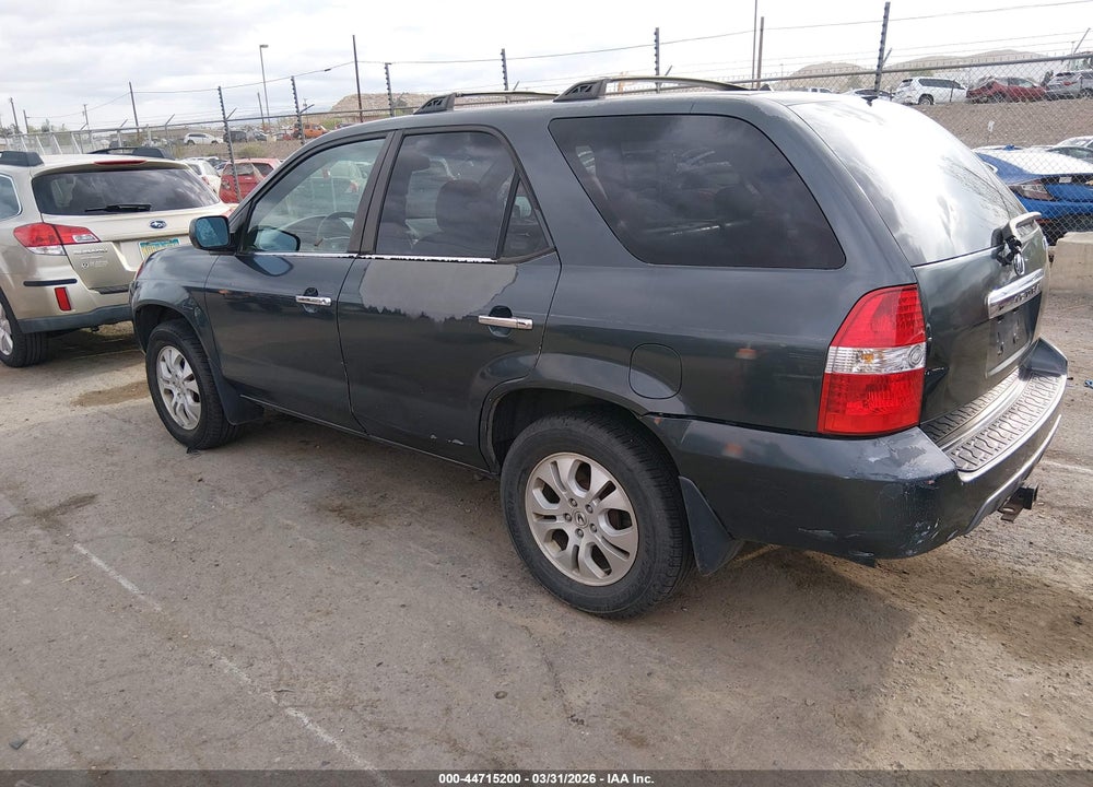 2003 ACURA MDX VIN: 2HNYD18863H511911