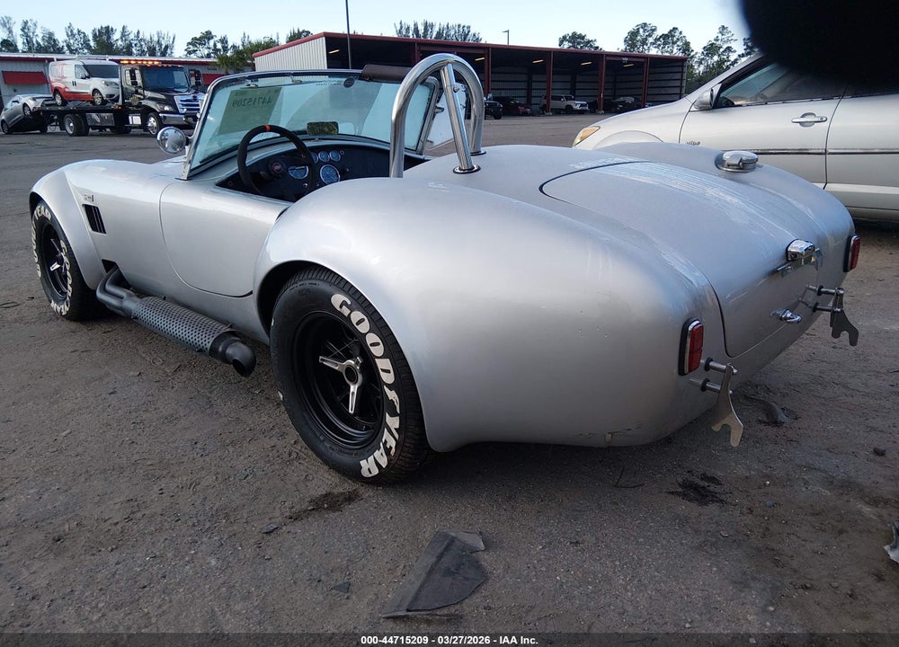 1965 SHEL COBRA REPL VIN: AE9BMAAHXF1MT1052