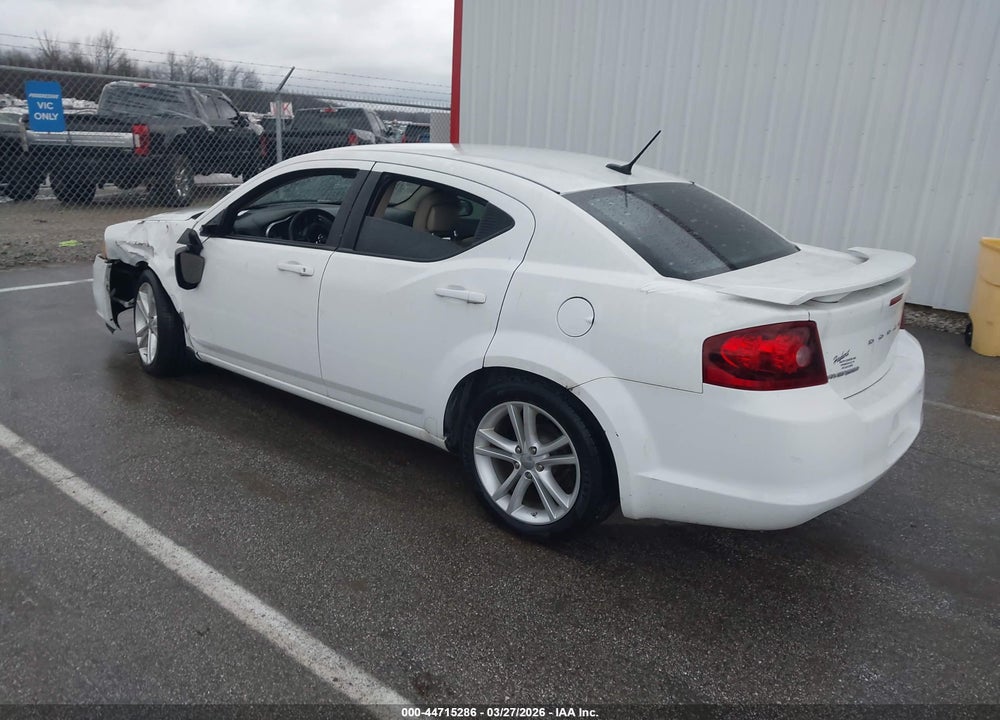 2012 DODGE AVENGER SE VIN: 1C3CDZAG0CN254806