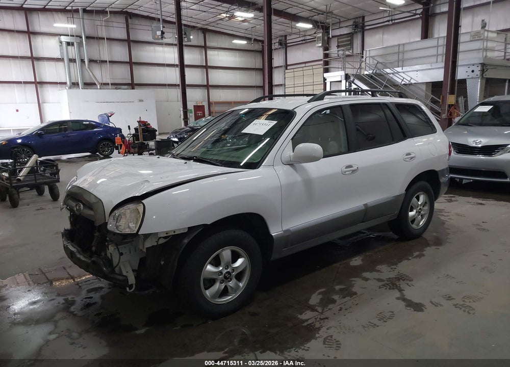 2006 HYUNDAI SANTA FE GLS VIN: KM8SC73D66U103945