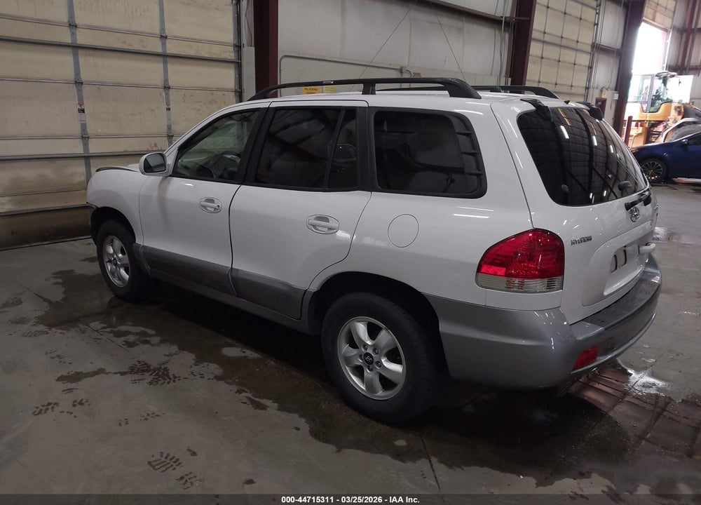 2006 HYUNDAI SANTA FE GLS VIN: KM8SC73D66U103945