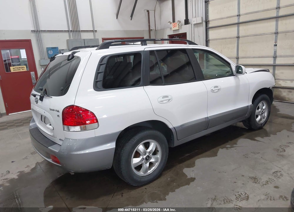 2006 HYUNDAI SANTA FE GLS VIN: KM8SC73D66U103945