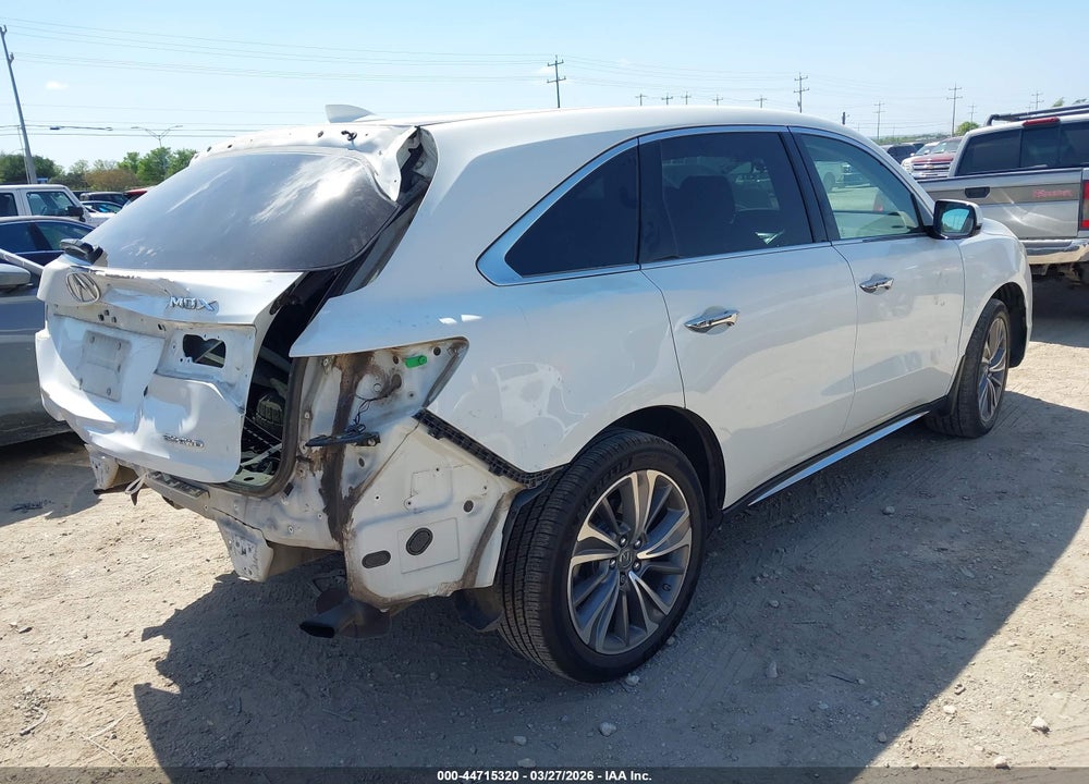 2017 ACURA MDX TECHNOLOGY PACKAGE VIN: 5FRYD4H5XHB001926