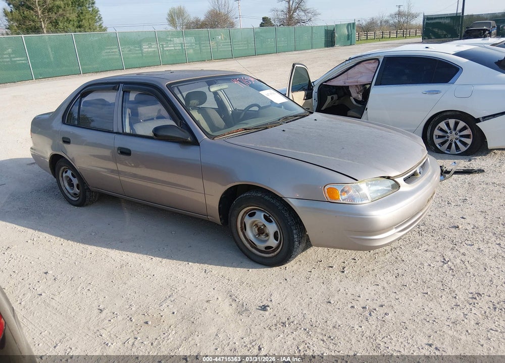 2000 TOYOTA COROLLA VE VIN: 2T1BR12E7YC282894