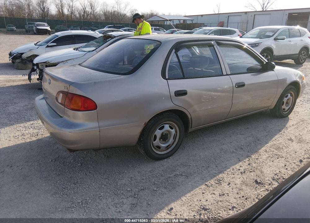 2000 TOYOTA COROLLA VE VIN: 2T1BR12E7YC282894