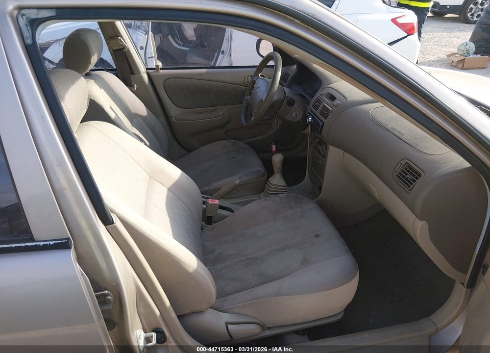 2000 TOYOTA COROLLA VE VIN: 2T1BR12E7YC282894