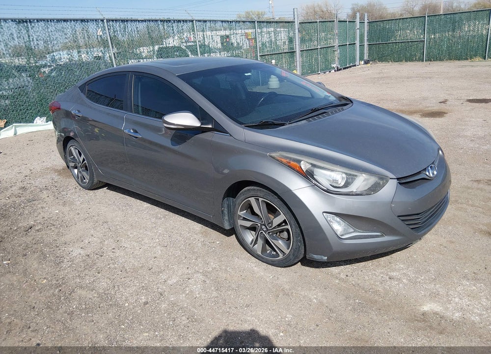 2014 HYUNDAI ELANTRA LIMITED VIN: 5NPDH4AE8EH492492