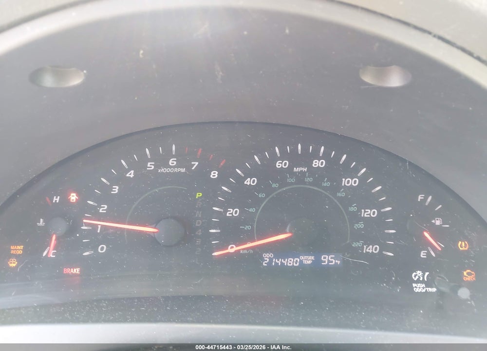 2009 TOYOTA CAMRY LE VIN: 4T4BE46K99R121370