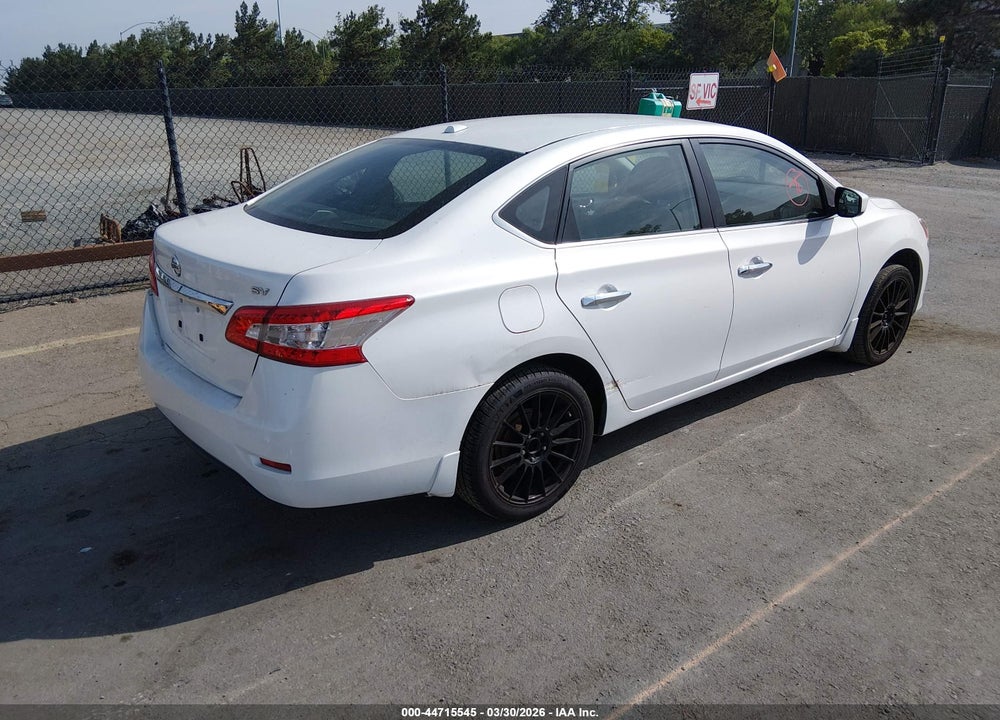 2015 NISSAN SENTRA SV VIN: 3N1AB7AP9FL689425