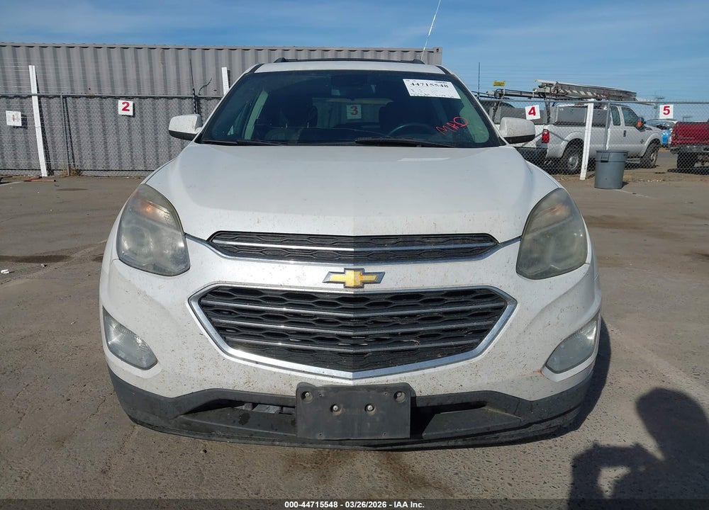 2016 CHEVROLET EQUINOX LT VIN: 2GNALCEK3G1131808