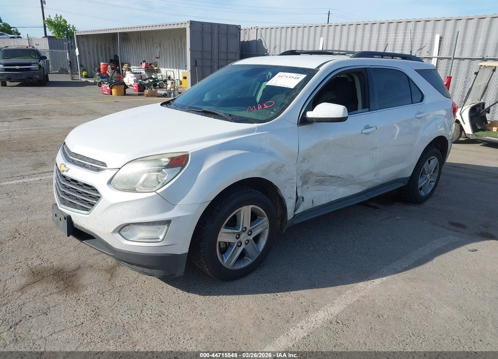 2016 CHEVROLET EQUINOX LT VIN: 2GNALCEK3G1131808