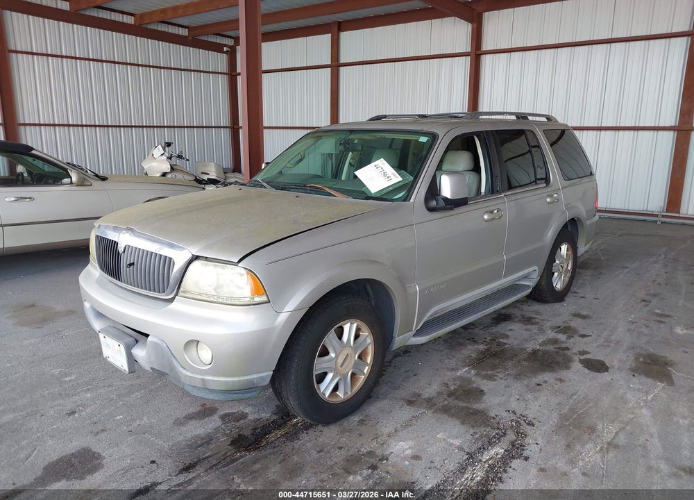 2003 LINCOLN AVIATOR VIN: 5LMEU68H63ZJ14455