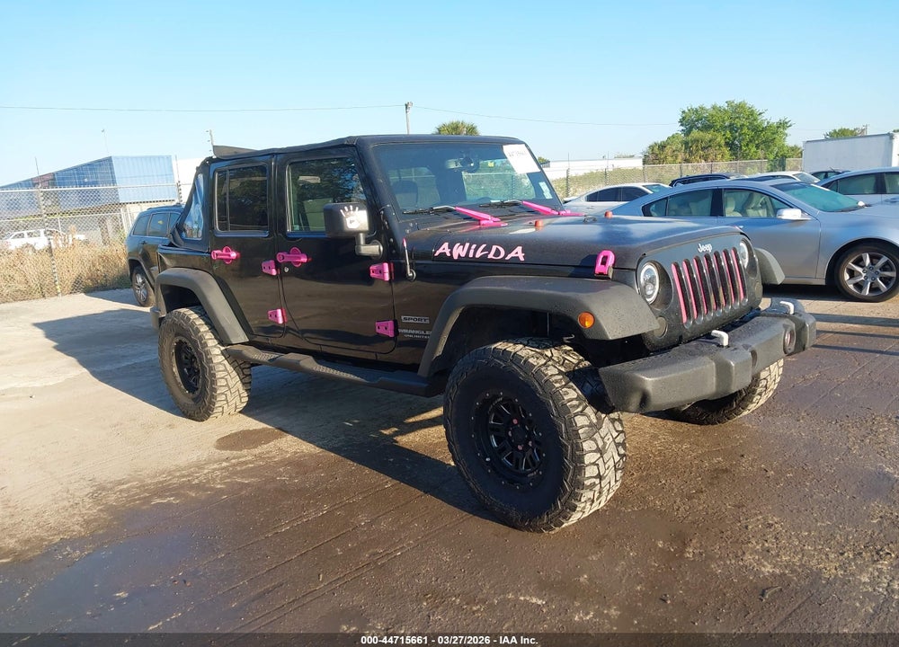 2016 JEEP WRANGLER UNLIMITED SPORT VIN: 1C4BJWDG9GL119755