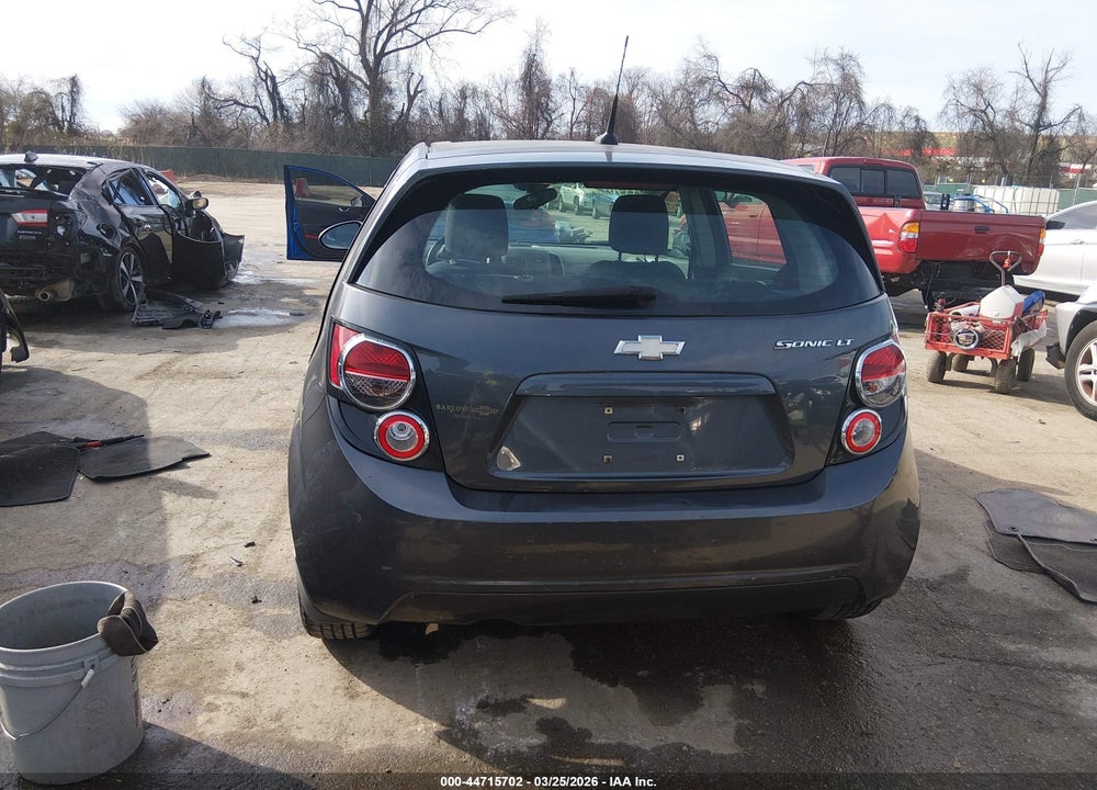 2013 CHEVROLET SONIC LT AUTO VIN: 1G1JC6SGXD4227941