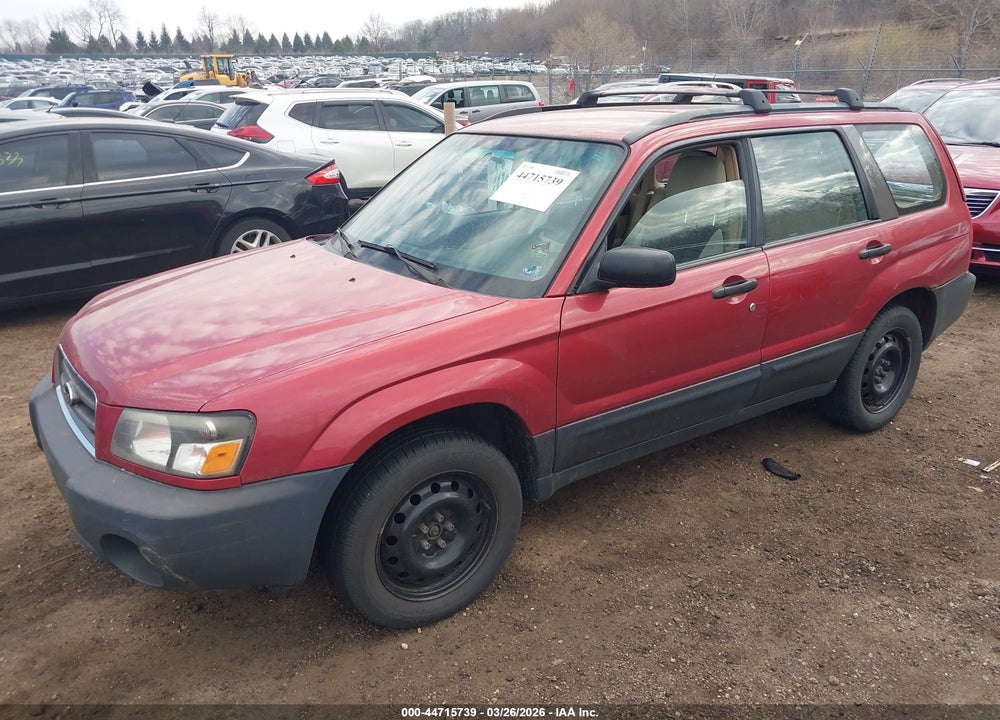 2005 SUBARU FORESTER 2.5X VIN: JF1SG63695G752775