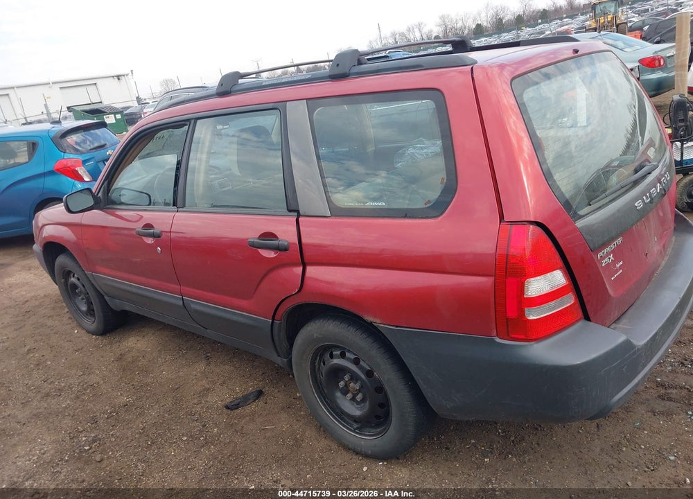 2005 SUBARU FORESTER 2.5X VIN: JF1SG63695G752775