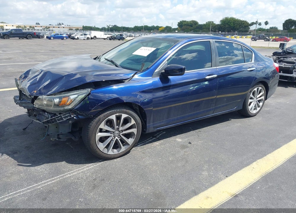 2015 HONDA ACCORD SPORT VIN: 1HGCR2F56FA181529