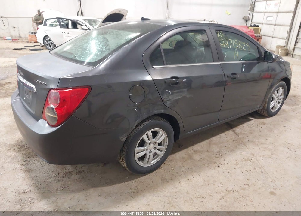 2014 CHEVROLET SONIC LT AUTO VIN: 1G1JC5SH3E4126079