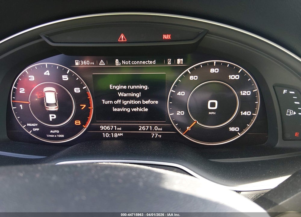 2017 AUDI Q7 3.0T PREMIUM VIN: WA1LAAF70HD057138