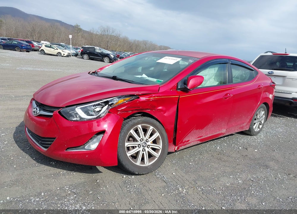 2014 HYUNDAI ELANTRA SE VIN: KMHDH4AE0EU151363