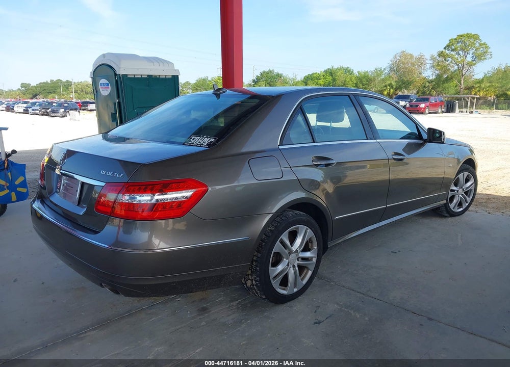 2011 MERCEDES-BENZ E 350 BLUETEC VIN: WDDHF2EB0BA295160
