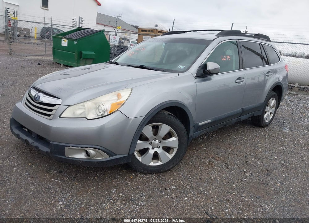 2011 SUBARU OUTBACK 2.5I PREMIUM VIN: 4S4BRBGC2B3426568