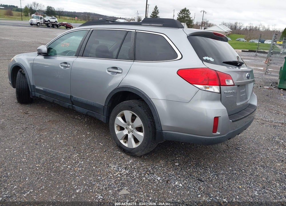 2011 SUBARU OUTBACK 2.5I PREMIUM VIN: 4S4BRBGC2B3426568